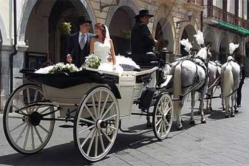 Noleggio carrozze matrimonio a Salerno